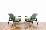 Pair of GFM-64 armchairs designed by Edmund Homa, Gościcińska Fabryka Mebli, Poland, 1960s
