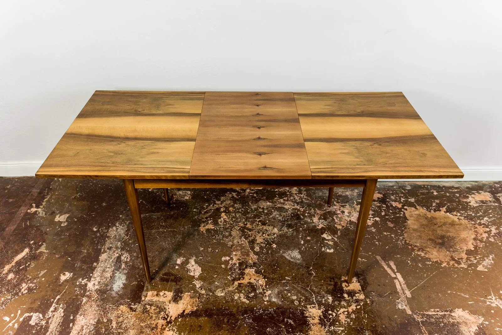 Extendable dining table, Bytomskie Fabryki Mebli, Poland, 1960s