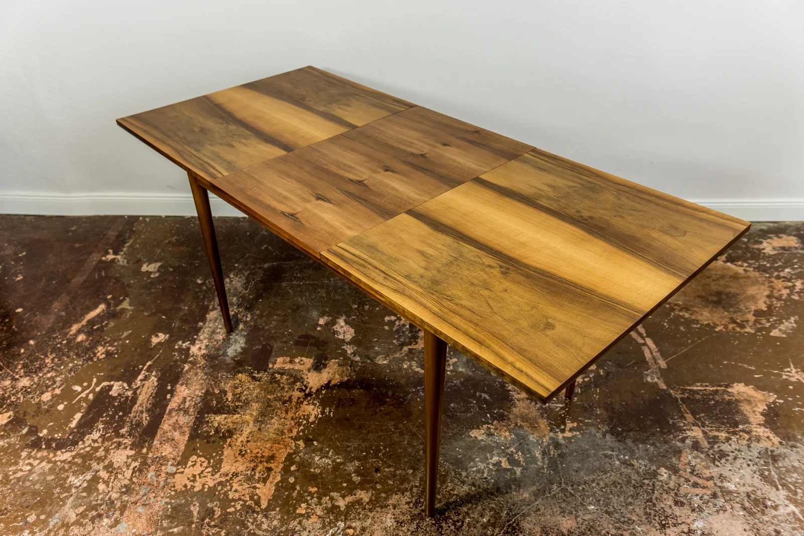 Extendable dining table, Bytomskie Fabryki Mebli, Poland, 1960s