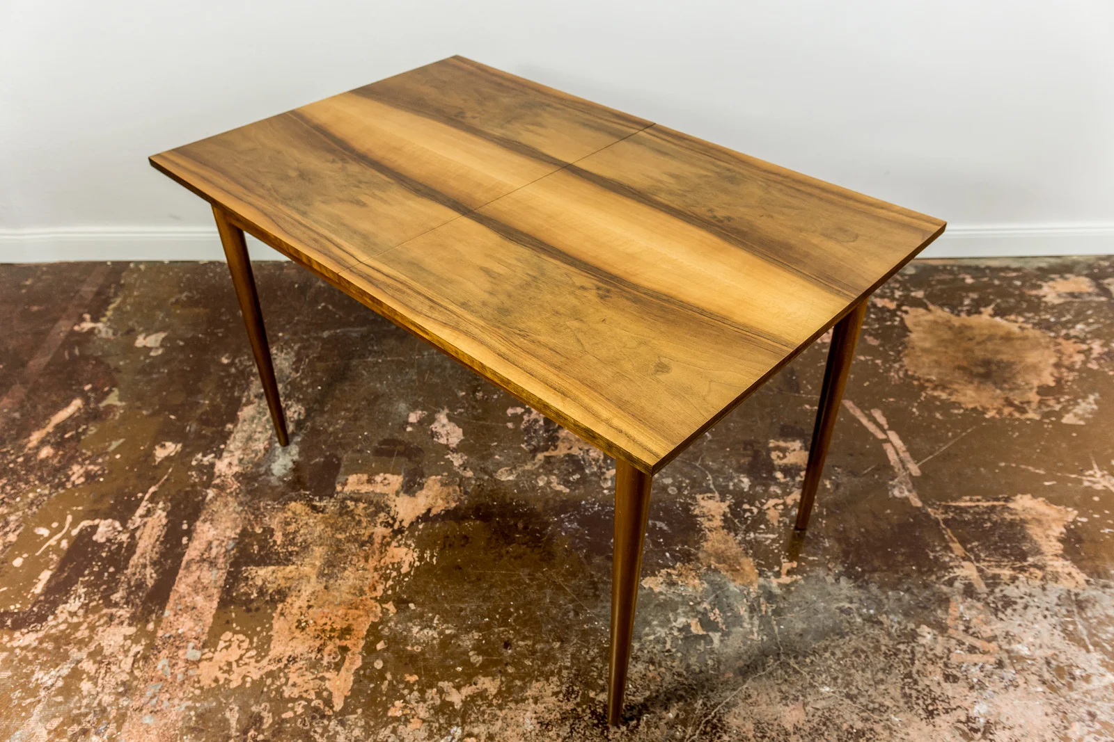 Extendable dining table, Bytomskie Fabryki Mebli, Poland, 1960s