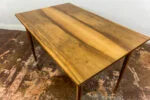 Extendable dining table, Bytomskie Fabryki Mebli, Poland, 1960s