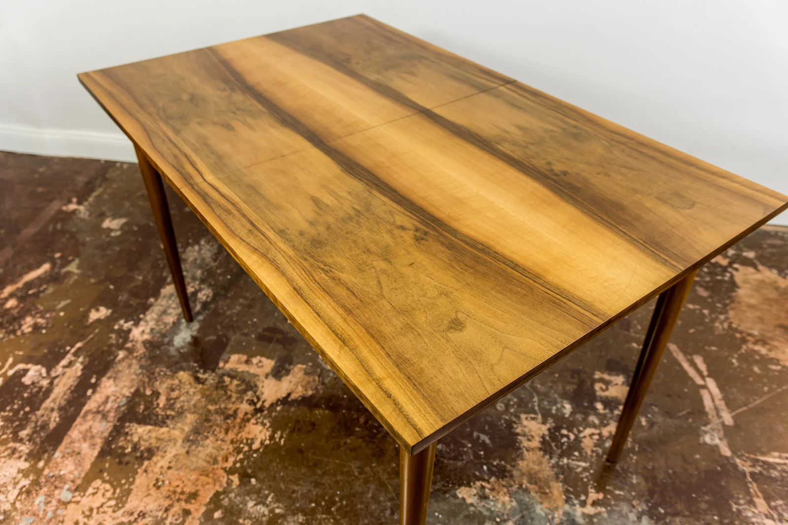 Extendable dining table, Bytomskie Fabryki Mebli, Poland, 1960s