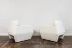 Geometryczne fotele vintage, Lubuskie Fabryki Mebli, PRL, lata 70