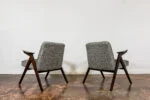 Pair of “Bunny” type 300-177 armchairs, Dolnośląska Fabryka Mebli, Poland, 1970s