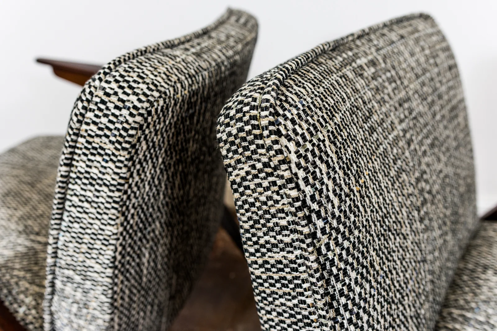 Pair of “Bunny” type 300-177 armchairs, Dolnośląska Fabryka Mebli, Poland, 1970s