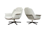 Pair of B7041 swivel armchairs, Zakłady Przemysłu Meblarskiego w Radomsku, Poland, 1970s
