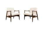 Pair of GFM-87 Armchairs Designed by Juliusz Kędziorek, Gościcińska Fabryka Mebli, Poland, 1960s