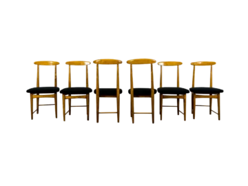 Set of 6 chairs, designed by Bernard Malendowicz, Swarzędz, Poland, 1960s