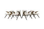 4 “Bunny” Armchairs, Model 300-177, Dolnośląska Fabryka Mebli, Poland, 1970s