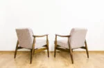 Pair of GFM-87 Armchairs by Juliusz Kędziorek, Gościcińska Fabryka Mebli, Poland, 1960s