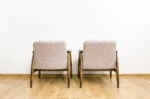 Pair of GFM-87 Armchairs by Juliusz Kędziorek, Gościcińska Fabryka Mebli, Poland, 1960s
