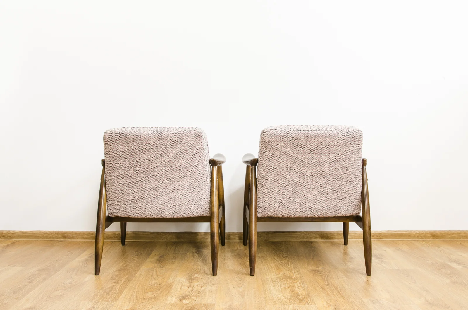 Pair of GFM-87 Armchairs by Juliusz Kędziorek, Gościcińska Fabryka Mebli, Poland, 1960s