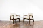 Pair of GFM-87 Armchairs Designed by Juliusz Kędziorek, Gościcińska Fabryka Mebli, Poland, 1960s