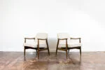 Pair of GFM-87 Armchairs Designed by Juliusz Kędziorek, Gościcińska Fabryka Mebli, Poland, 1960s