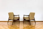 Pair of GFM-87 armchairs, designed by Juliusz Kędziorek, Gościcińska Fabryka Mebli, Poland, 1960s