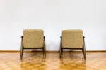 Pair of GFM-87 armchairs, designed by Juliusz Kędziorek, Gościcińska Fabryka Mebli, Poland, 1960s