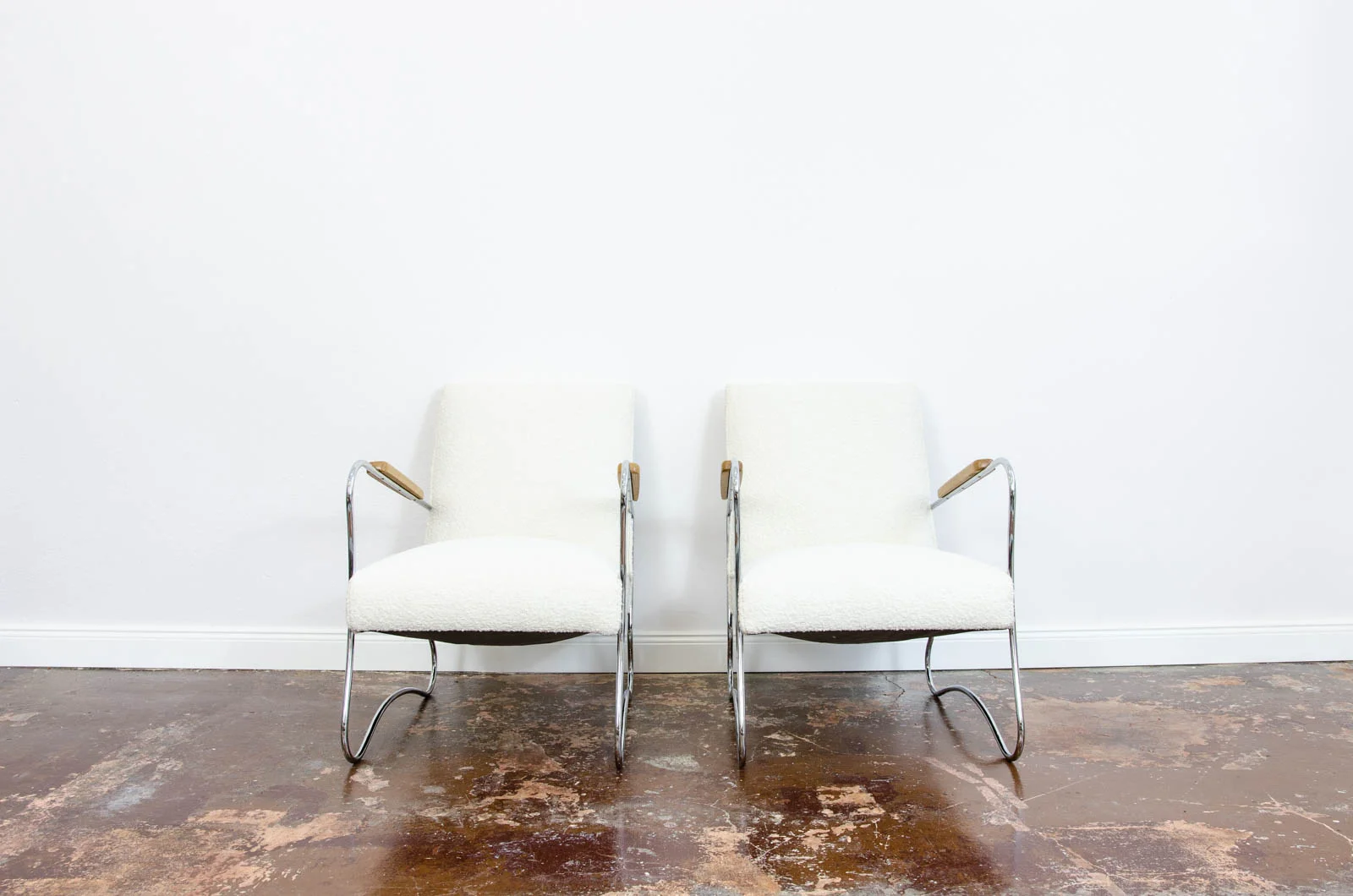 Pair of Armchairs, Fabryka Mebli Wschód, Zadziele, 1950s