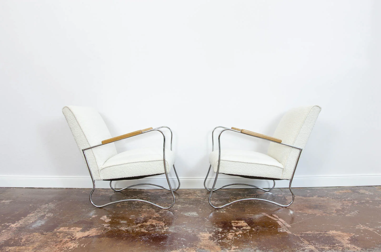 Pair of Armchairs, Fabryka Mebli Wschód, Zadziele, 1950s