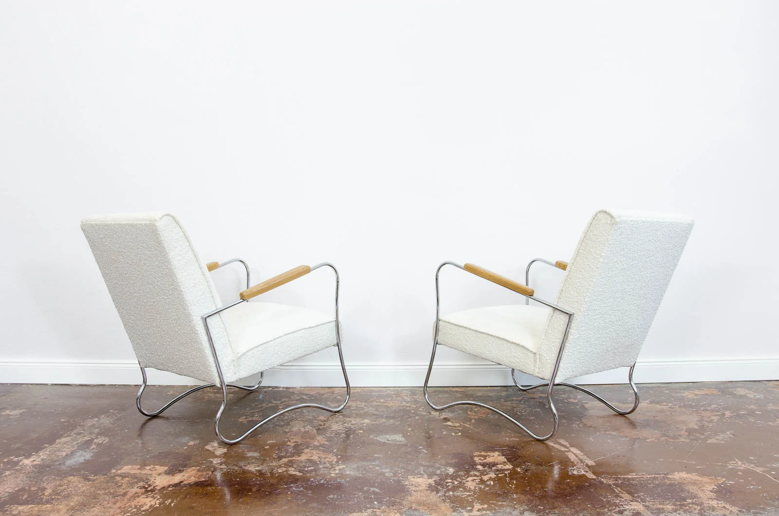 Pair of Armchairs, Fabryka Mebli Wschód, Zadziele, 1950s