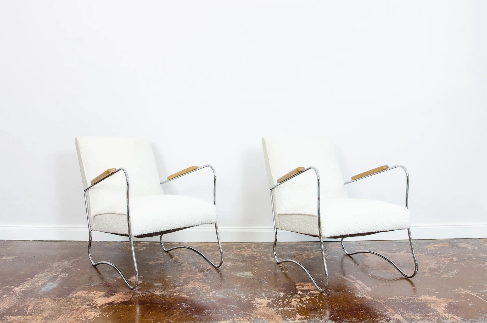 Pair of Armchairs, Fabryka Mebli Wschód, Zadziele, 1950s