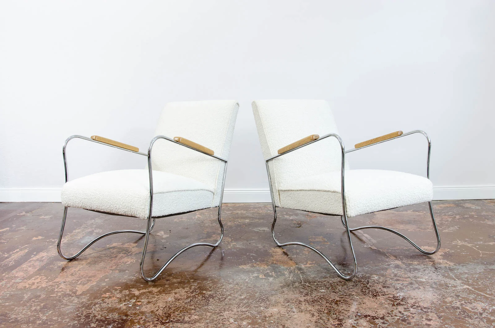 Pair of Armchairs, Fabryka Mebli Wschód, Zadziele, 1950s