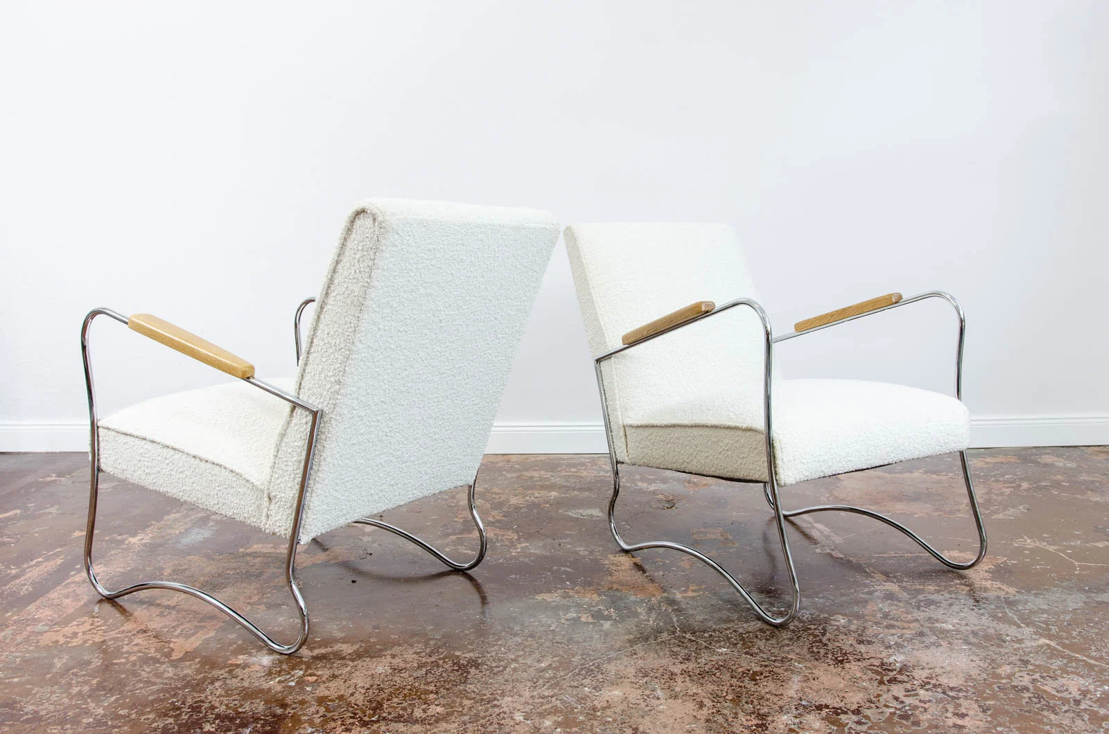 Pair of Armchairs, Fabryka Mebli Wschód, Zadziele, 1950s