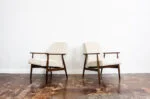 Pair of armchairs, type 300-190, designed by H. Lis, Dolnośląska Fabryka Mebli, Poland, 1970s