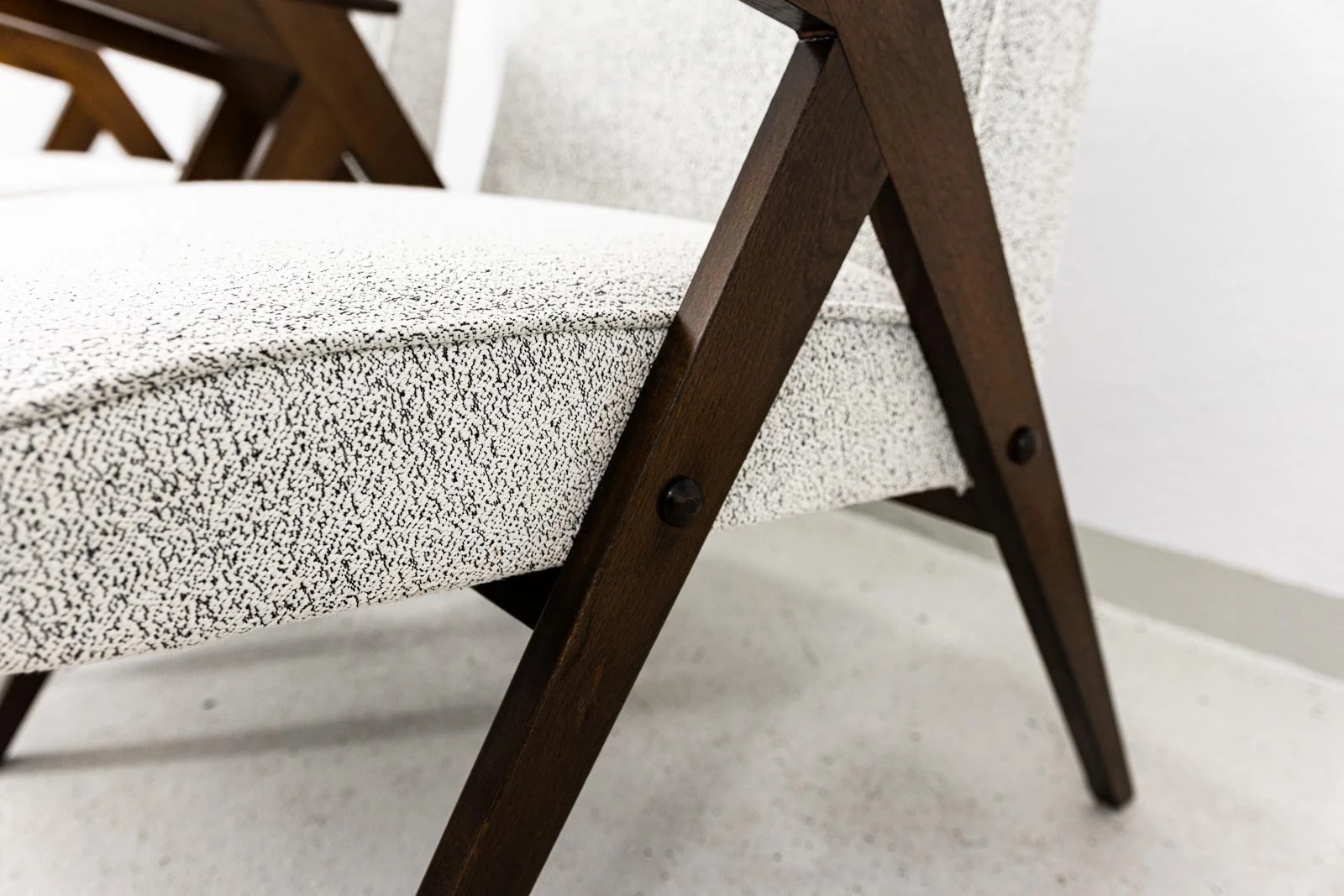 4 “Bunny” Armchairs, Model 300-177, Dolnośląska Fabryka Mebli, Poland, 1970s