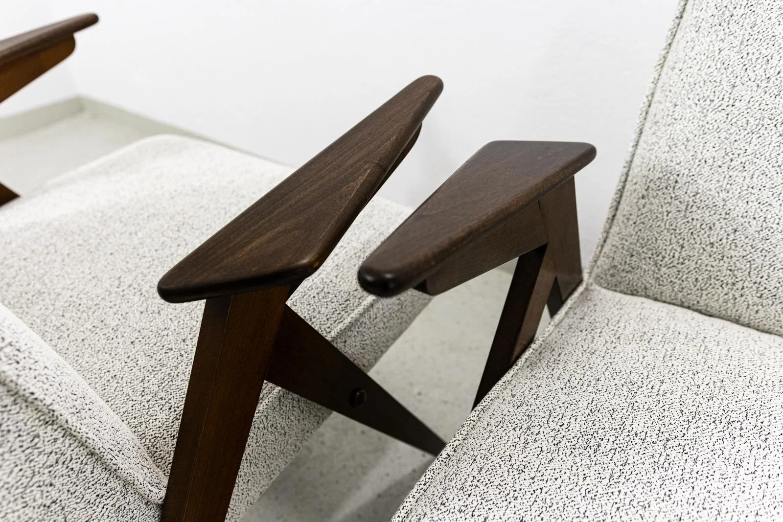 4 “Bunny” Armchairs, Model 300-177, Dolnośląska Fabryka Mebli, Poland, 1970s