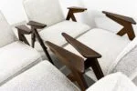 4 “Bunny” Armchairs, Model 300-177, Dolnośląska Fabryka Mebli, Poland, 1970s