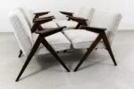 4 “Bunny” Armchairs, Model 300-177, Dolnośląska Fabryka Mebli, Poland, 1970s