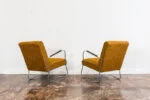 Pair of Bauhaus-Style Armchairs, Fabryka Mebli Wschód, Zadziele, Poland, 1950s
