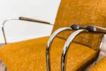 Pair of Bauhaus-Style Armchairs, Fabryka Mebli Wschód, Zadziele, Poland, 1950s