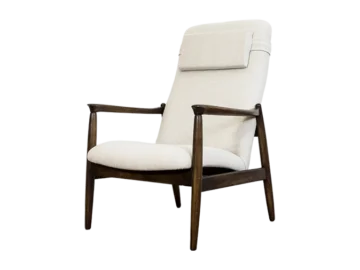 GFM-64 high-back armchair, designed by Edmund Homa, Gościcińska Fabryka Mebli, Poland, 1960s