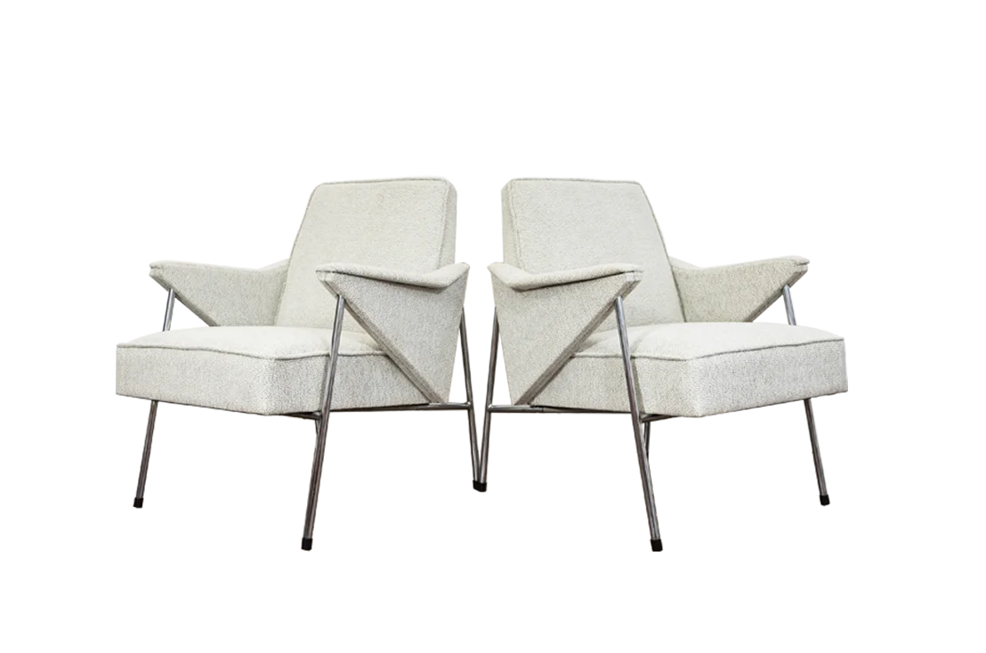Pair of Armchairs, Fabryka Mebli Wschód, Zadziele, Poland, 1960s