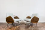 Pair of 360 armchairs, designed by Janusz Różański, Poland, 1960s