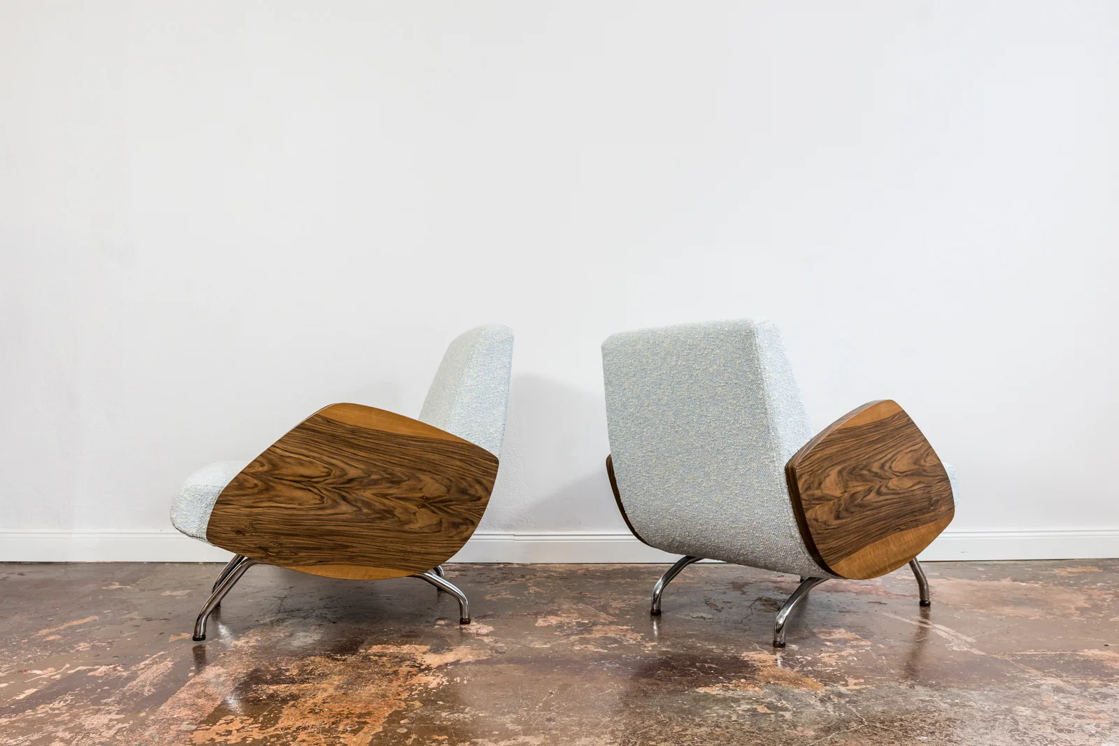 Pair of 360 armchairs, designed by Janusz Różański, Poland, 1960s