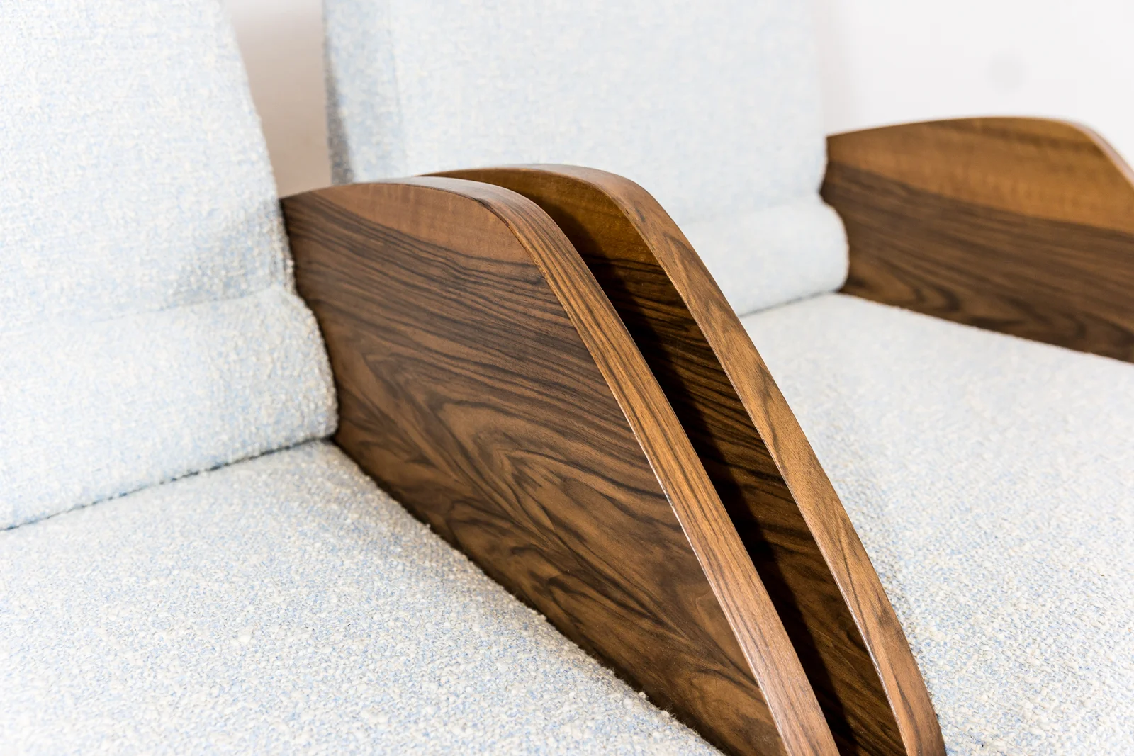 Pair of 360 armchairs, designed by Janusz Różański, Poland, 1960s