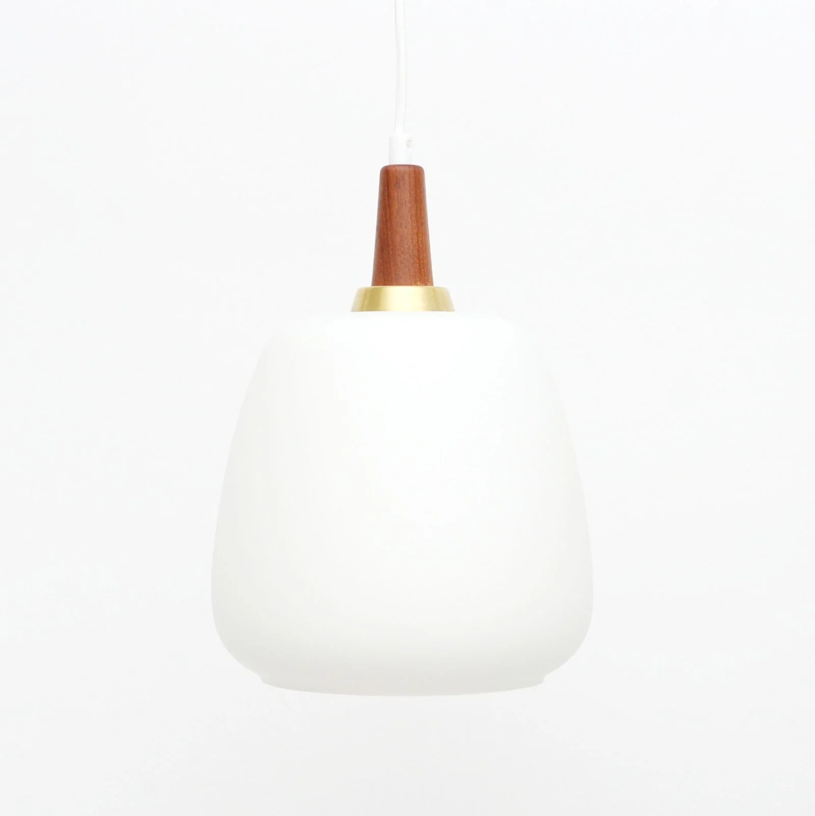Szklana lampa, Dania, lata 60