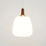 Szklana lampa, Dania, lata 60