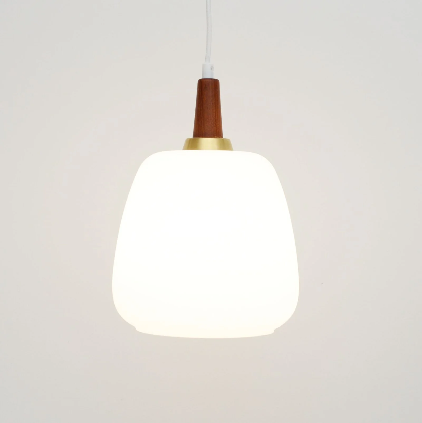 Szklana lampa, Dania, lata 60