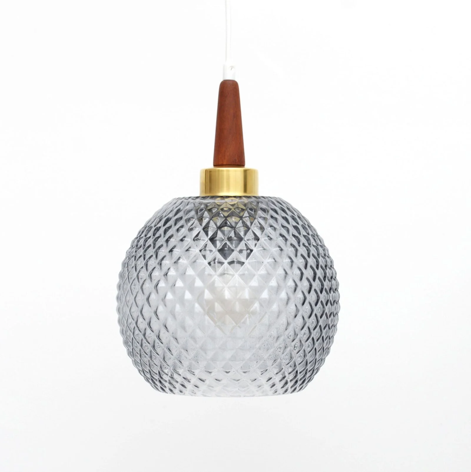 Glass lamp, Denmark, 1960s