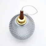 Glass lamp, Denmark, 1960s