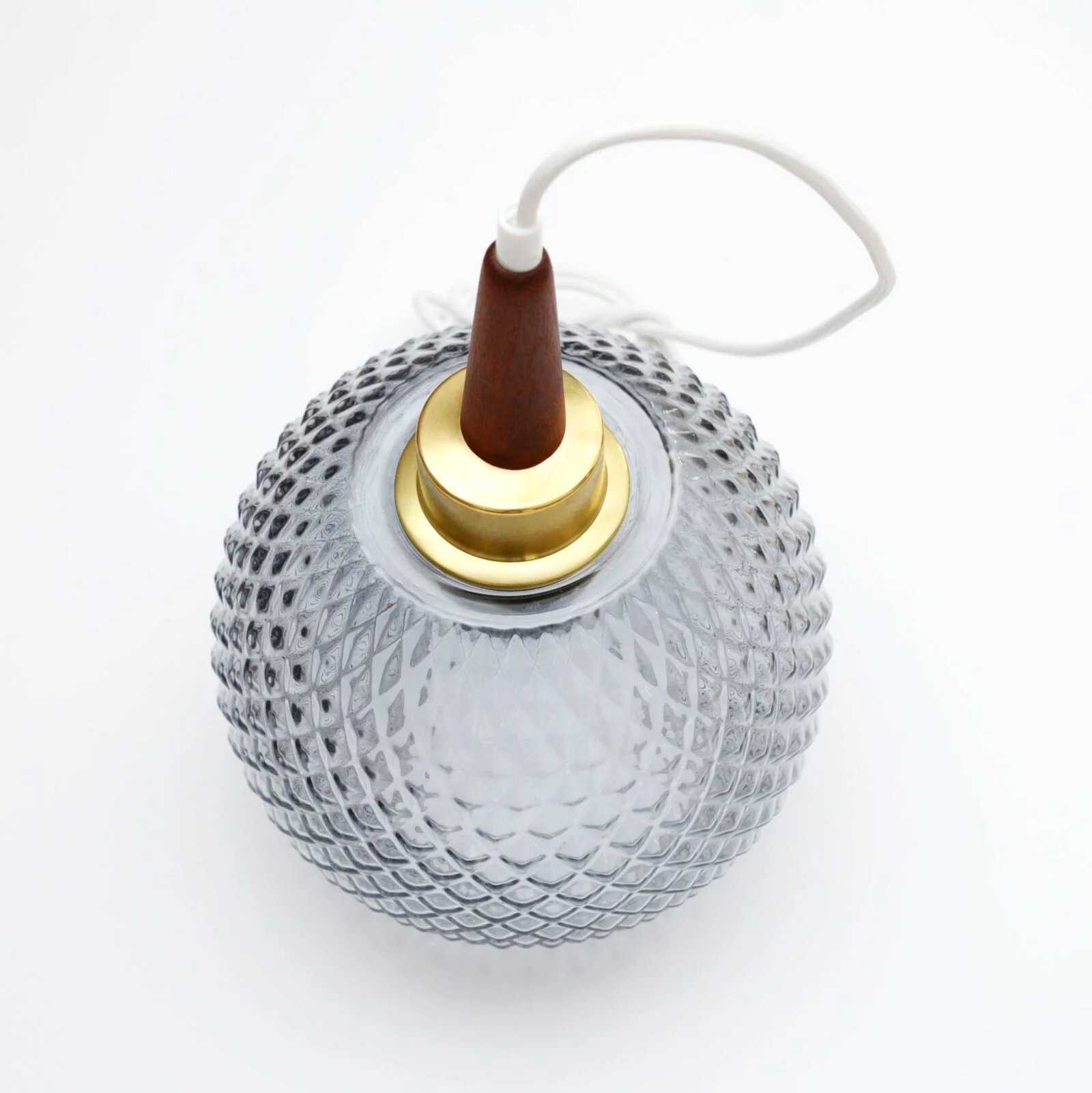 Glass lamp, Denmark, 1960s