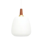 Szklana lampa, Dania, lata 60