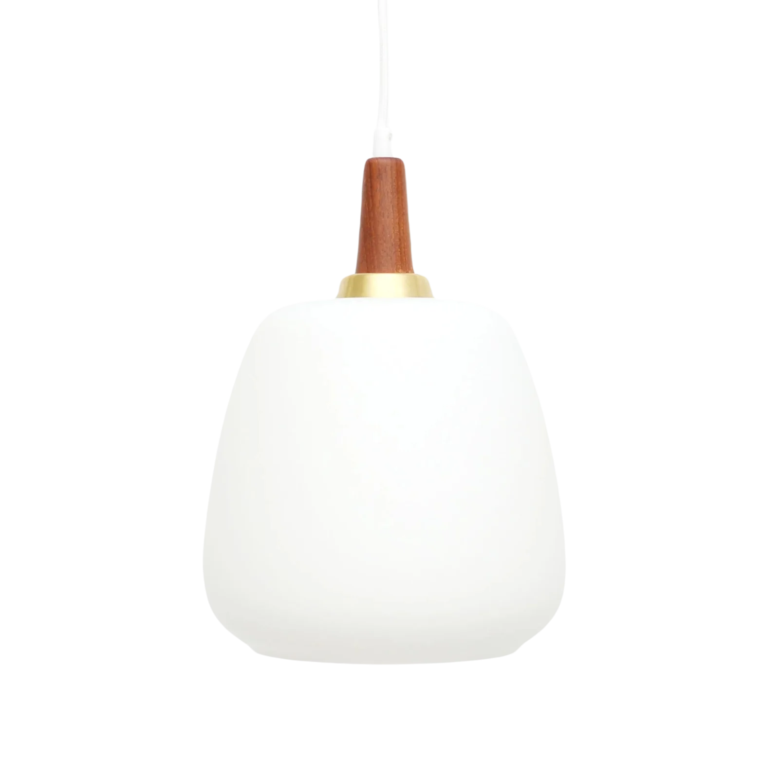 Szklana lampa, Dania, lata 60