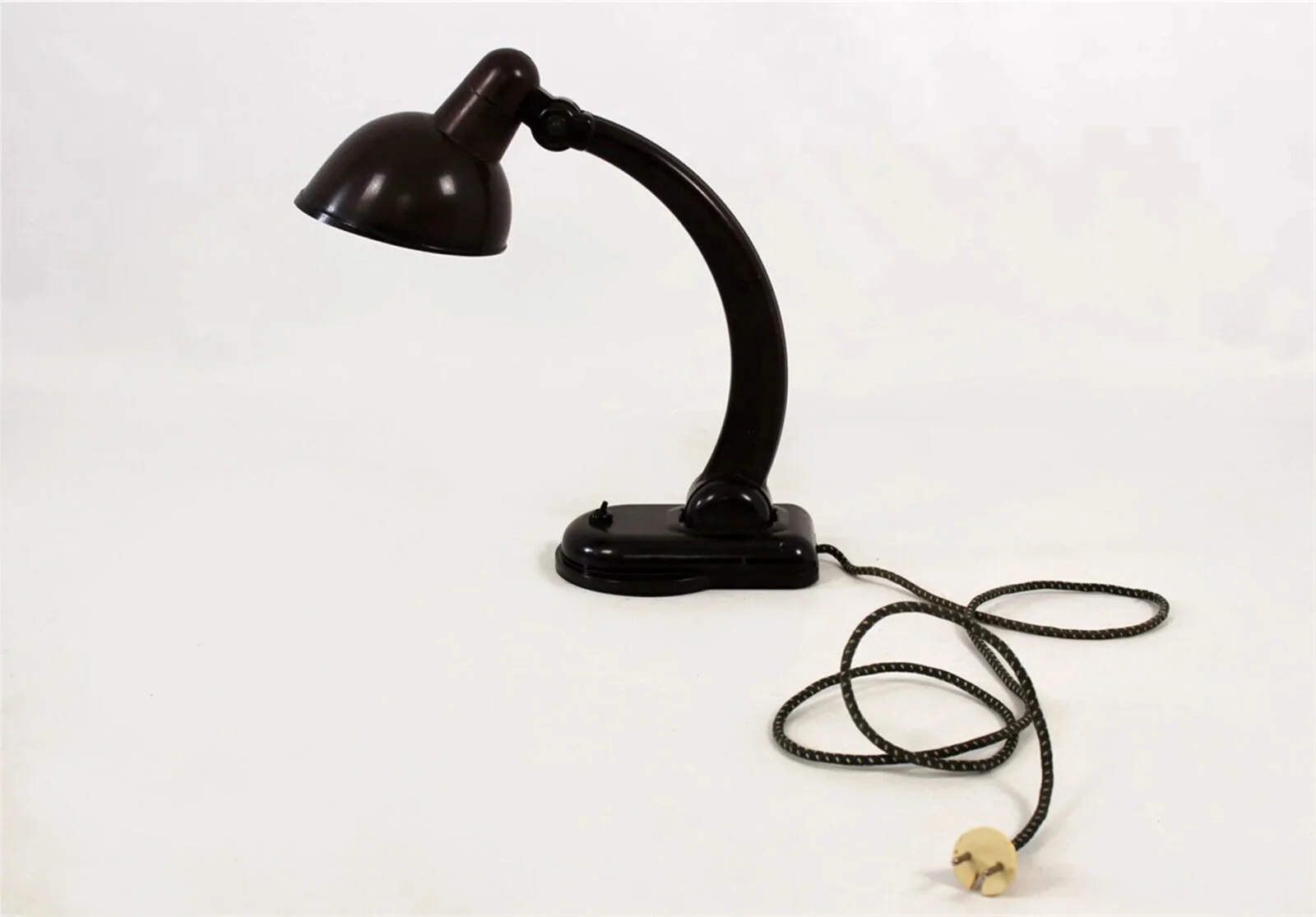Bakelite Sigma lamp, designed by Christian Dell for Heinrich Römmler, Germany, 1930s