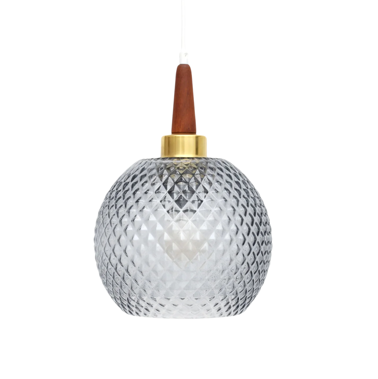 Glass lamp, Denmark, 1960s