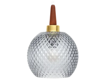 Glass lamp, Denmark, 1960s