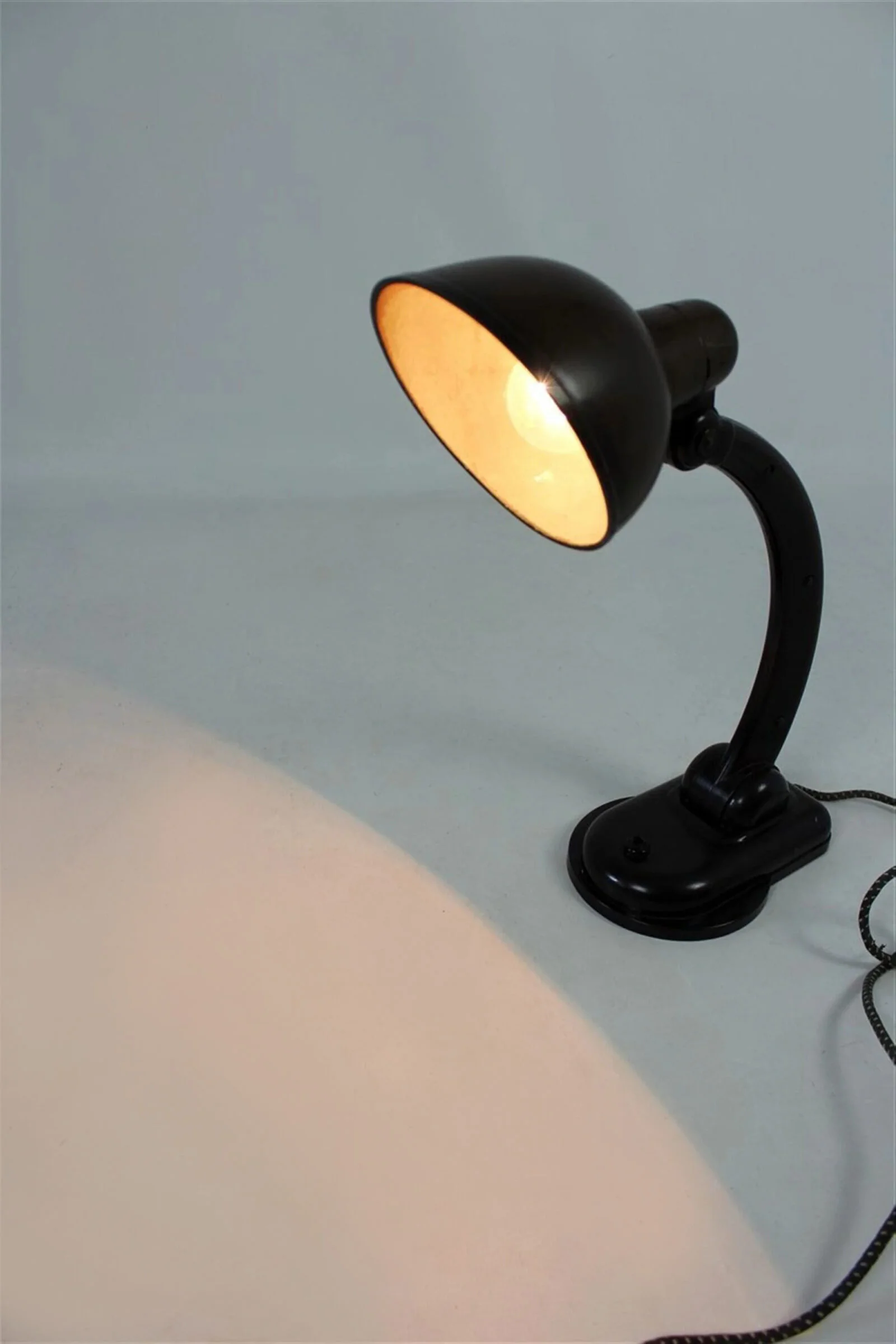 Bakelite Sigma lamp, designed by Christian Dell for Heinrich Römmler, Germany, 1930s